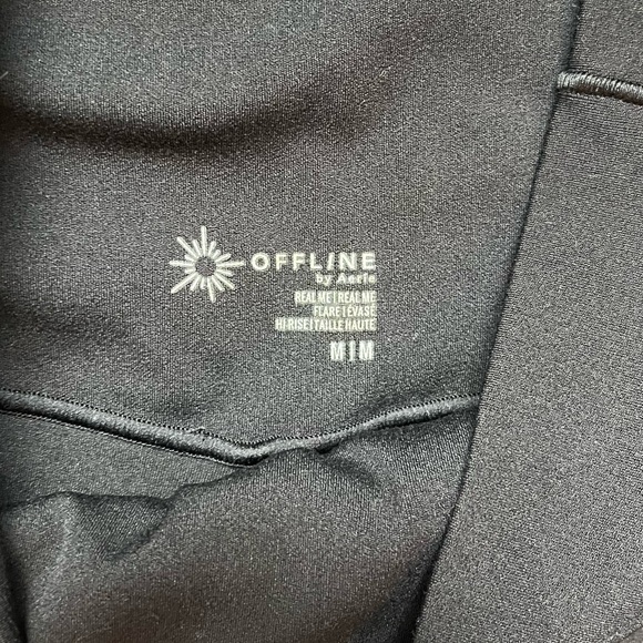 Aerie offline cross high waist flare legging, black, medium - Picture 3 of 4